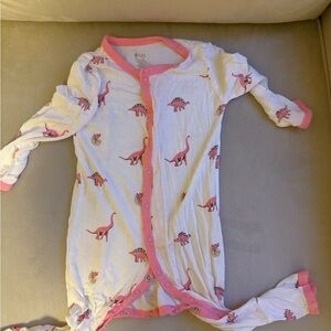 Kyte baby Jurassic rose romper